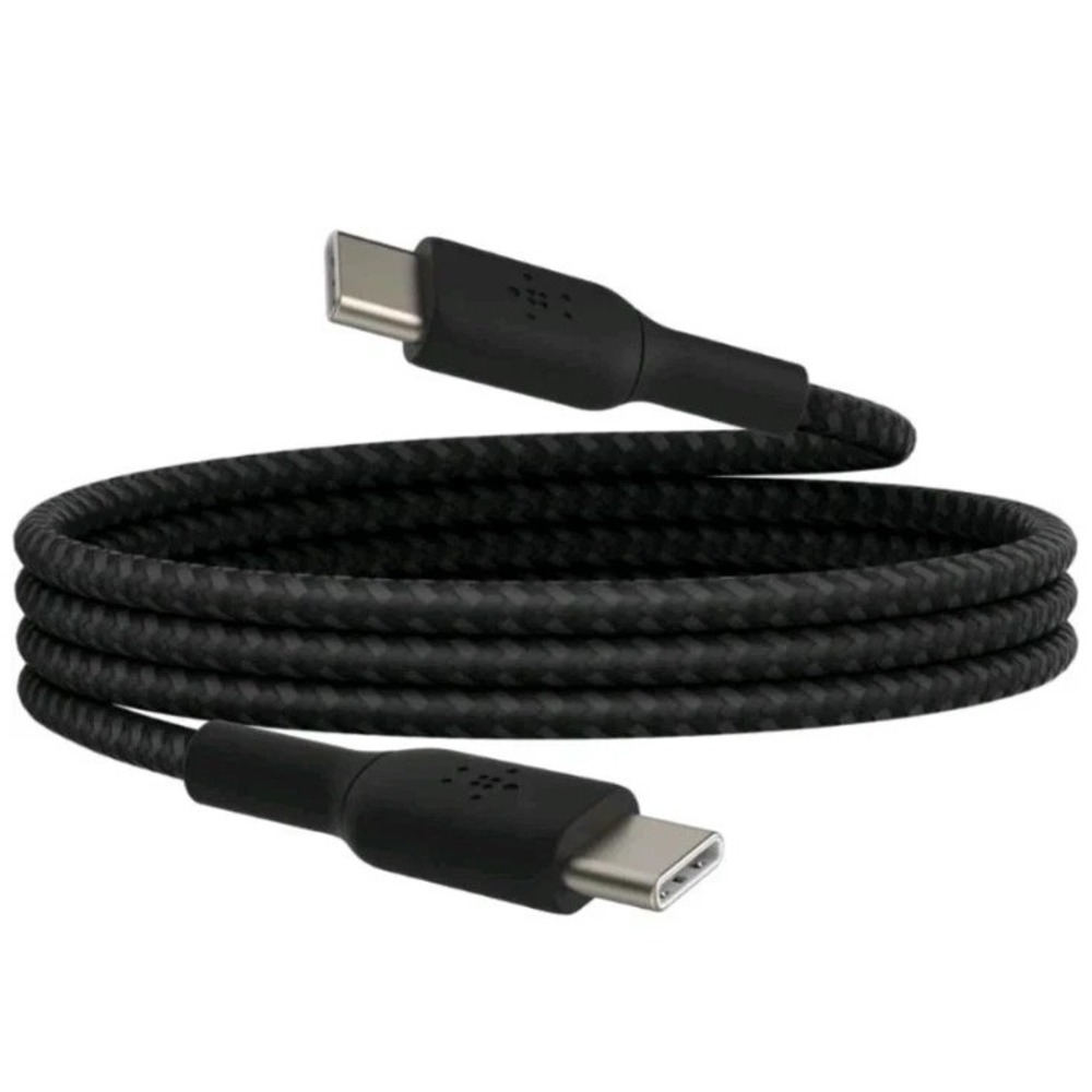 Belkin BoostCharge Braided USB-C to USB-C Cable (1M/3.3ft) Black